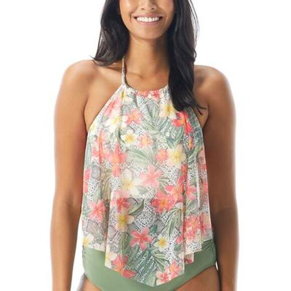 Coco Reef Other - Coco Reef Womens Monaco Aura Crop Underwire Tankini Multi, 36C